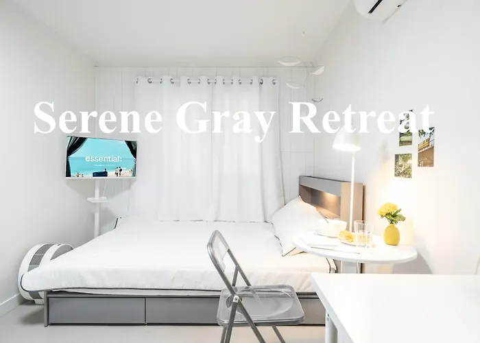 Serene Gray Retreat, Stay Daechi Seoul Near Gangnam & Coex, 8 Min Walk From The Subway Station
