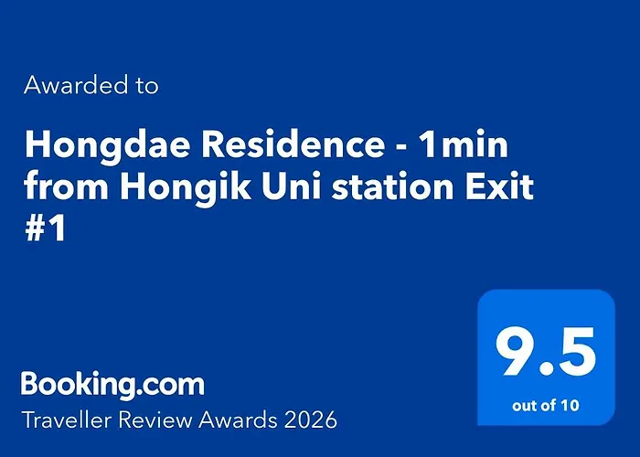 Hongdae Residence - Hongik Uni Station Exit #1
