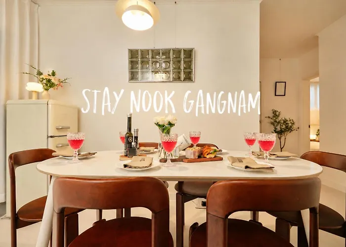 Stay Nook Gangnam #4Min To Seonjeongneung#4 Double Beds #선정릉역 도보 4분#공항버스이용편리#호텔급 침구#각 방 에어컨 #무료 Wi-Fi#최대8인#2025년올리모델링#세탁건조기