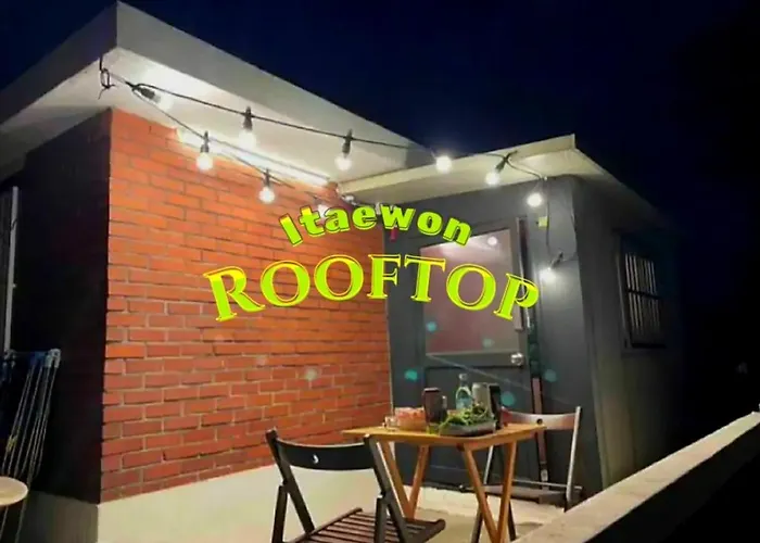 이태원 가성비 해방촌옥탑 Namsan View Rooftop In Haebangchon 신흥시장