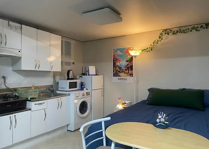 Seoul Central Studio Hinterland #103 Nearby Chungmuro Station And Myeongdong