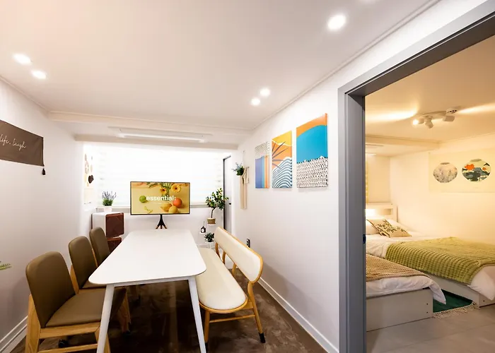 Anan Stay - Amasa Station, Direct To Jamsil, Kspo Dome, Lotte World, Asan Medical Center, Han River Walk