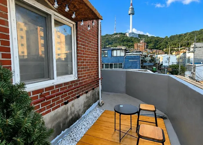 Haebangchon402 Rooftop House Namsan View Itaewon