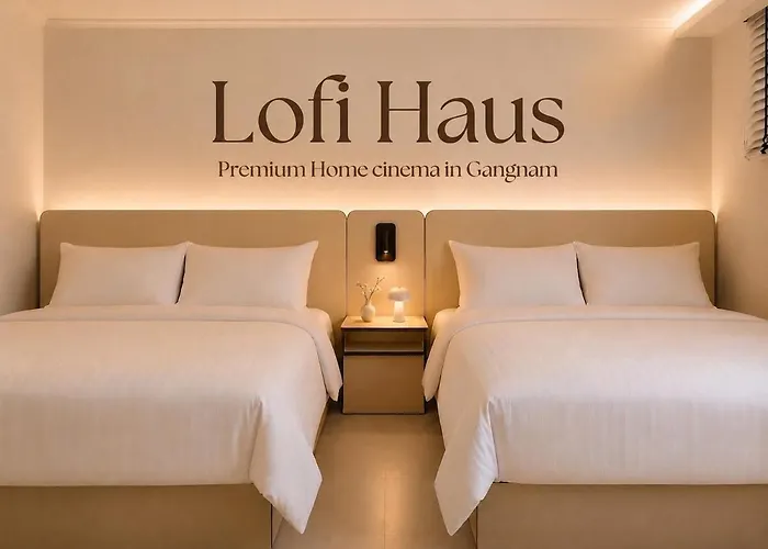 #3Minutes From Gangnam Hakdong Station #Styler #Private Home Cinema #Hotel Bedding #Groups #Garosu-Gil,Coex