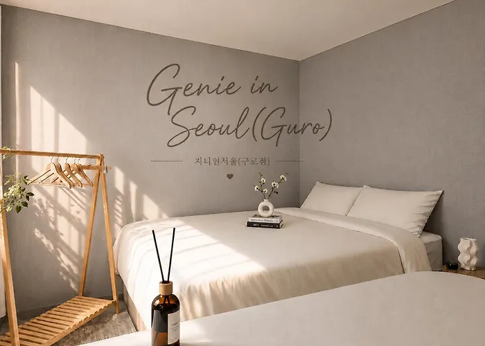 Genie In Seoul 구로역 도보 8분, 무료짐보관, 홍대입구역, 여의도 15분, 1호선 2호선 라인 교통편리