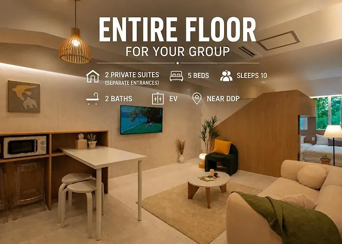 Urban Breeze Ddp 2 Apartments For 10 Near Metro
