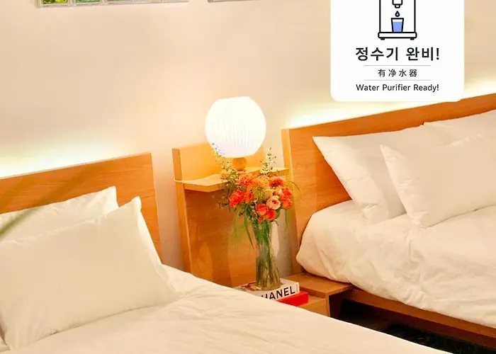 Free Airport Drop-Off For Stays Of 7 Nights Or More , Elevator Available , Free Luggage Storage , 6-Minute Walk To Gunja Station , 3-Minute Walk To The Airport Bus