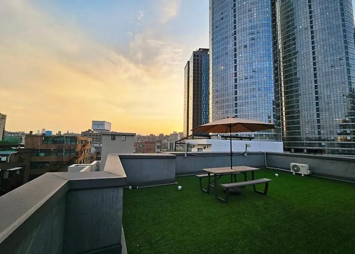 서울역 500미터 Namsan Terrace 남산아래 테라스에서 시티뷰 가장 멋진곳