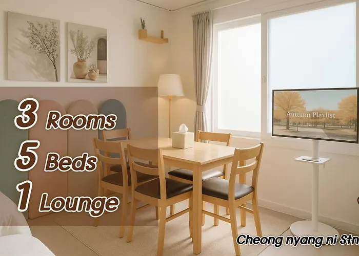 Cheongnyangni 5Beds 3Rooms 1Lounge House